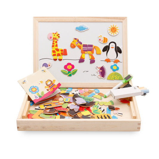 Children's Magnetic Jigsaw Puzzle Cartoon Animal