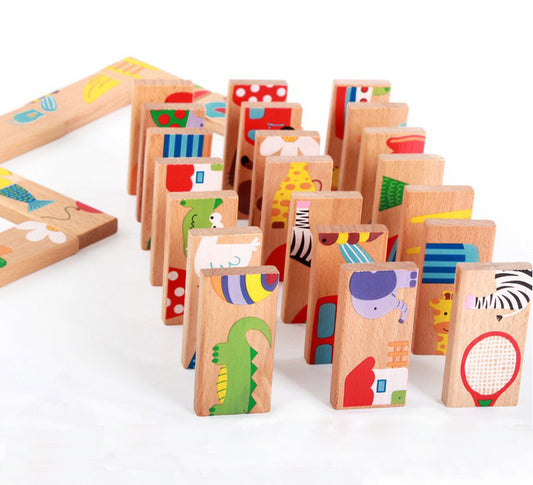 28 Animal Dominoes for Kids