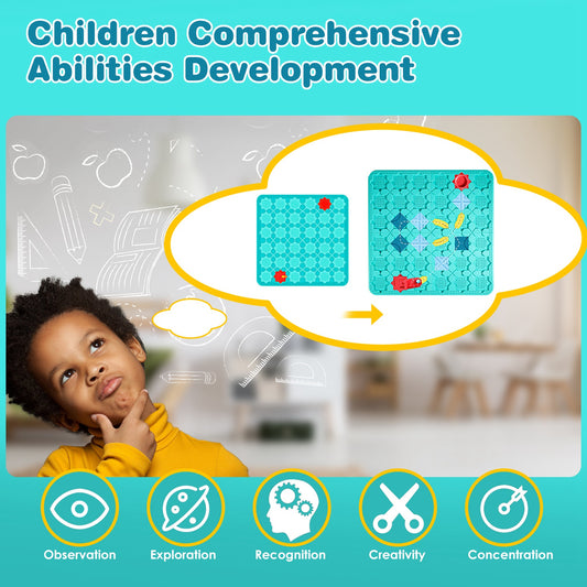 1Pc Kids Logical Road Builder Toy Brain Teasers Puzzles Montessori Toys