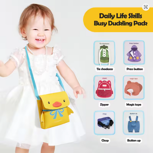 2-in-1 Soft Montessori Felt Quiet Book for Toddlers