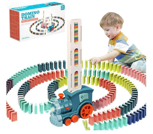 Domino Train Toy Set for Kids - 80pcs