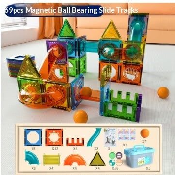 Magnetic Block Pipe Set Children's Puzzle Toy