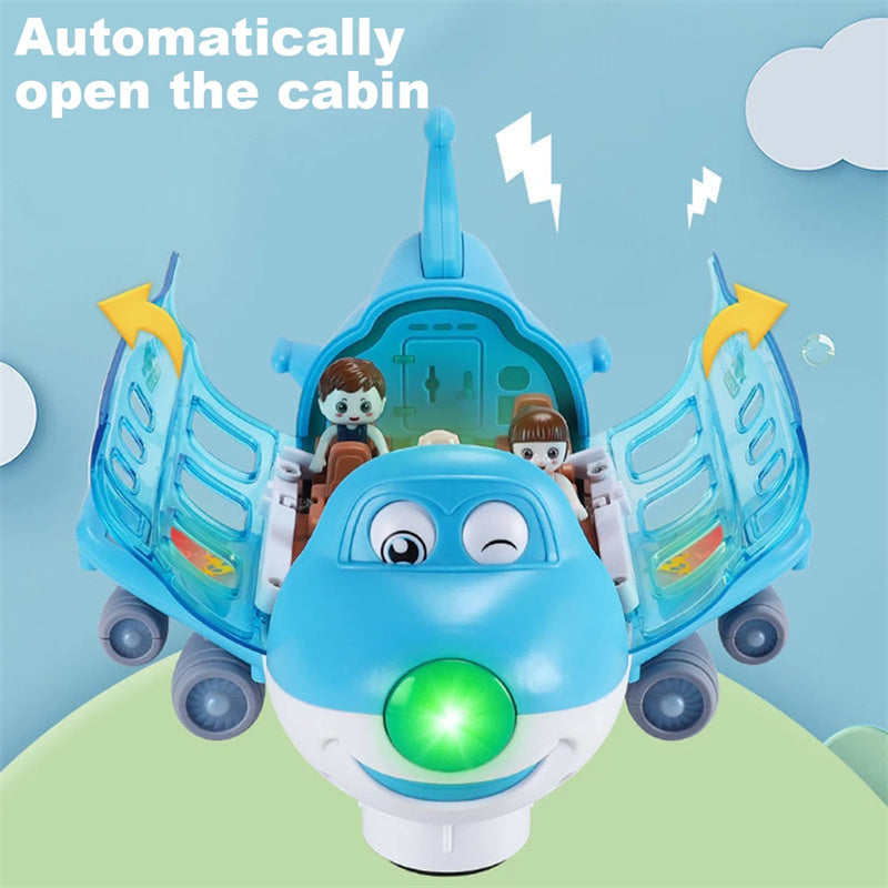 Rotating Electric Airplane Toy Kids