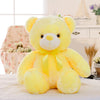 Creative Light Up LED Teddy Bear Stuffed Animals Plush Toy Colorful Glowing For Kids Pillow