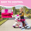 12V Unicorn Ride on Horse with Carrot Toy