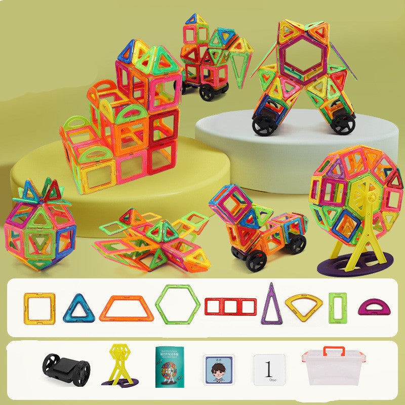 Magnetic Piece Building Blocks Early Education