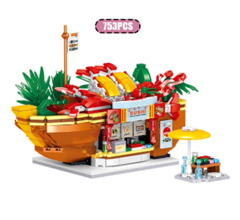 Burger Fruit Girl Assembled Toy