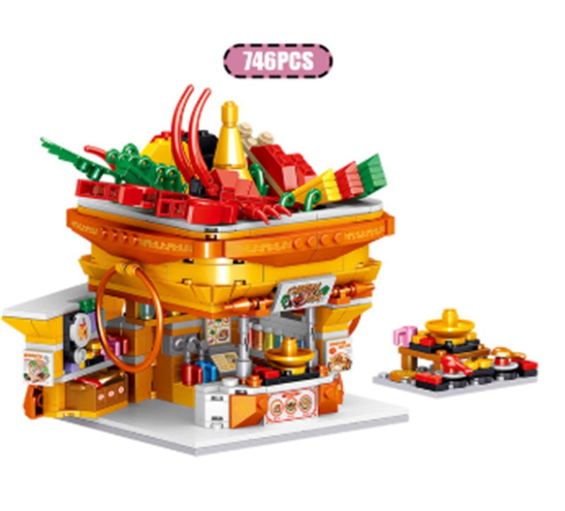 Burger Fruit Girl Assembled Toy