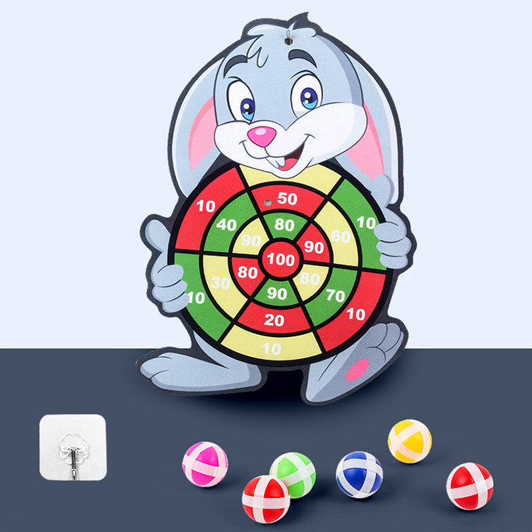 Educational Games Dartboard Toys Sticky Ball Darts Indoor/Outdoor Sports Children Montessori Games 3 to 12 Years Old