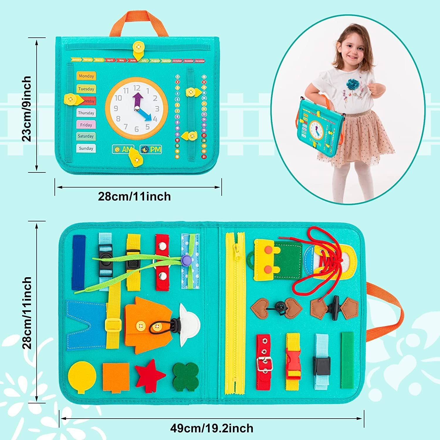 Montessori Clothing Handbag Teaching Aids Storage