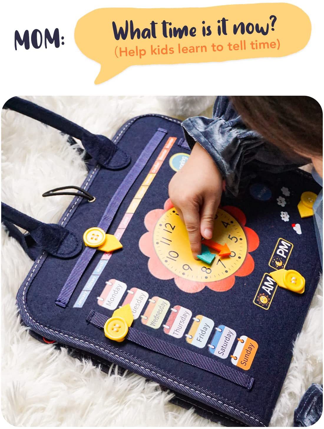 Montessori Clothing Handbag Teaching Aids Storage
