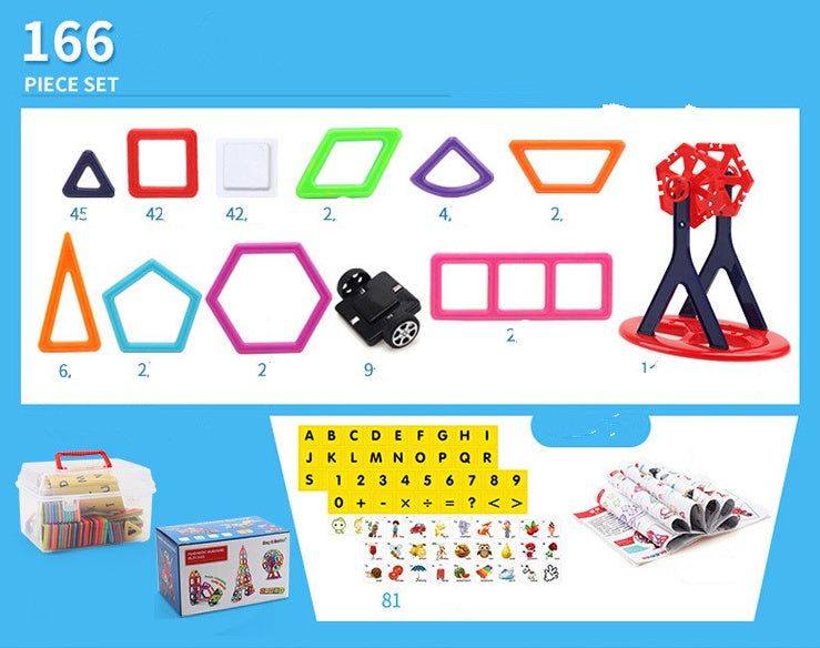 Magnetic Piece Building Blocks Early Education