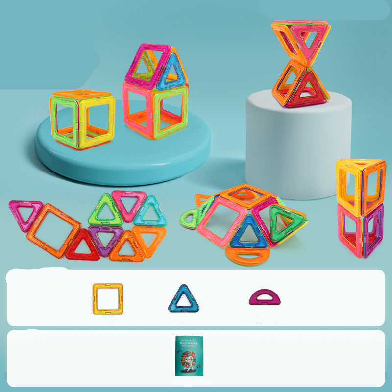 Magnetic Piece Building Blocks Early Education
