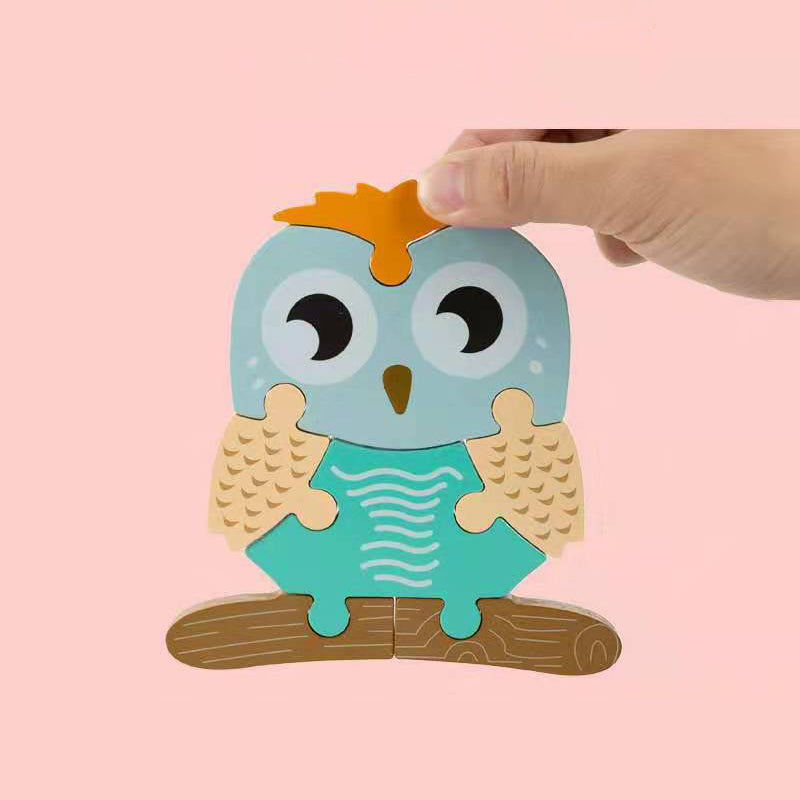 Cartoon 3D Animal Puzzle