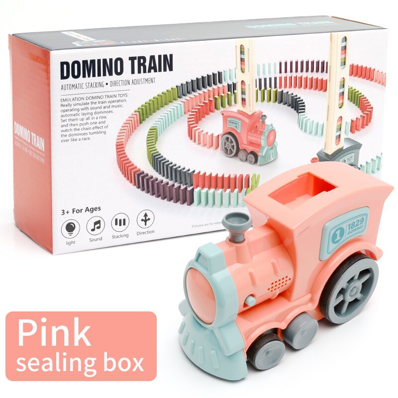 Electric Domino Building Blocks Train Toy