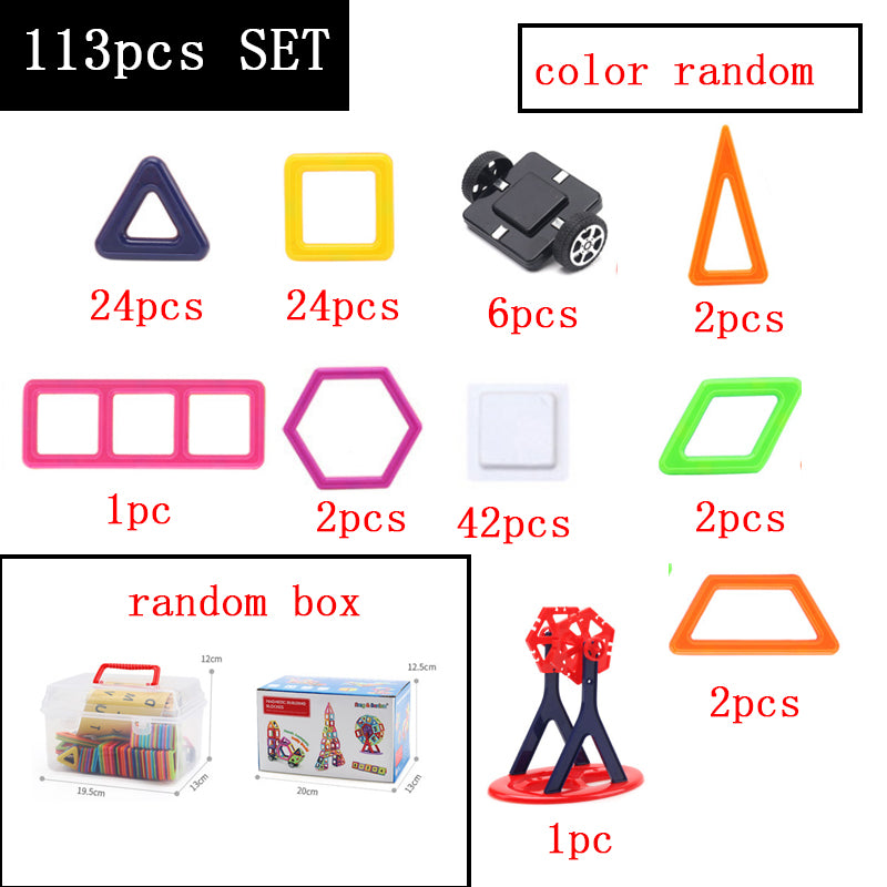 Magnetic Piece Building Blocks Early Education