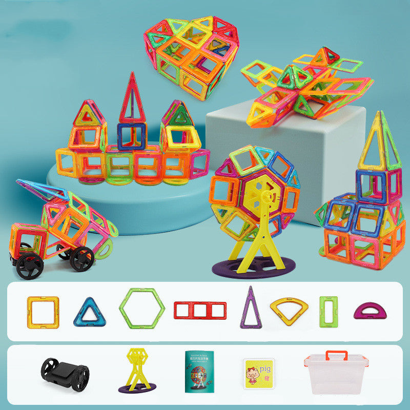 Magnetic Piece Building Blocks Early Education