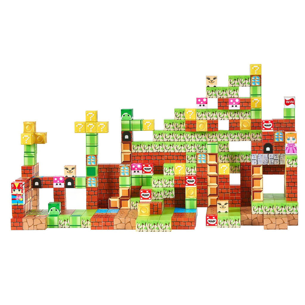 Magnetic Blocks, 100 PCS Magnet Blocks Set, Magnetic Building Cubes For Kids, STEM Montessori Sensory Toys For Christmas Birthday Gift, Construction Stacking Toy For Ages 3 And  Years Old Boys & Girls