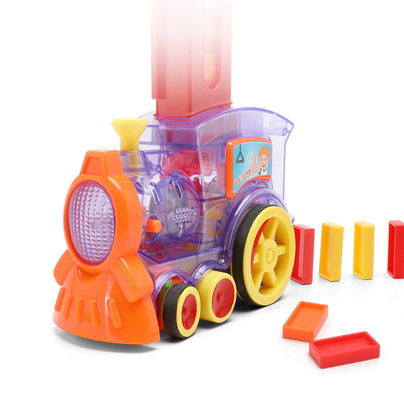 Electric Domino Building Blocks Train Toy