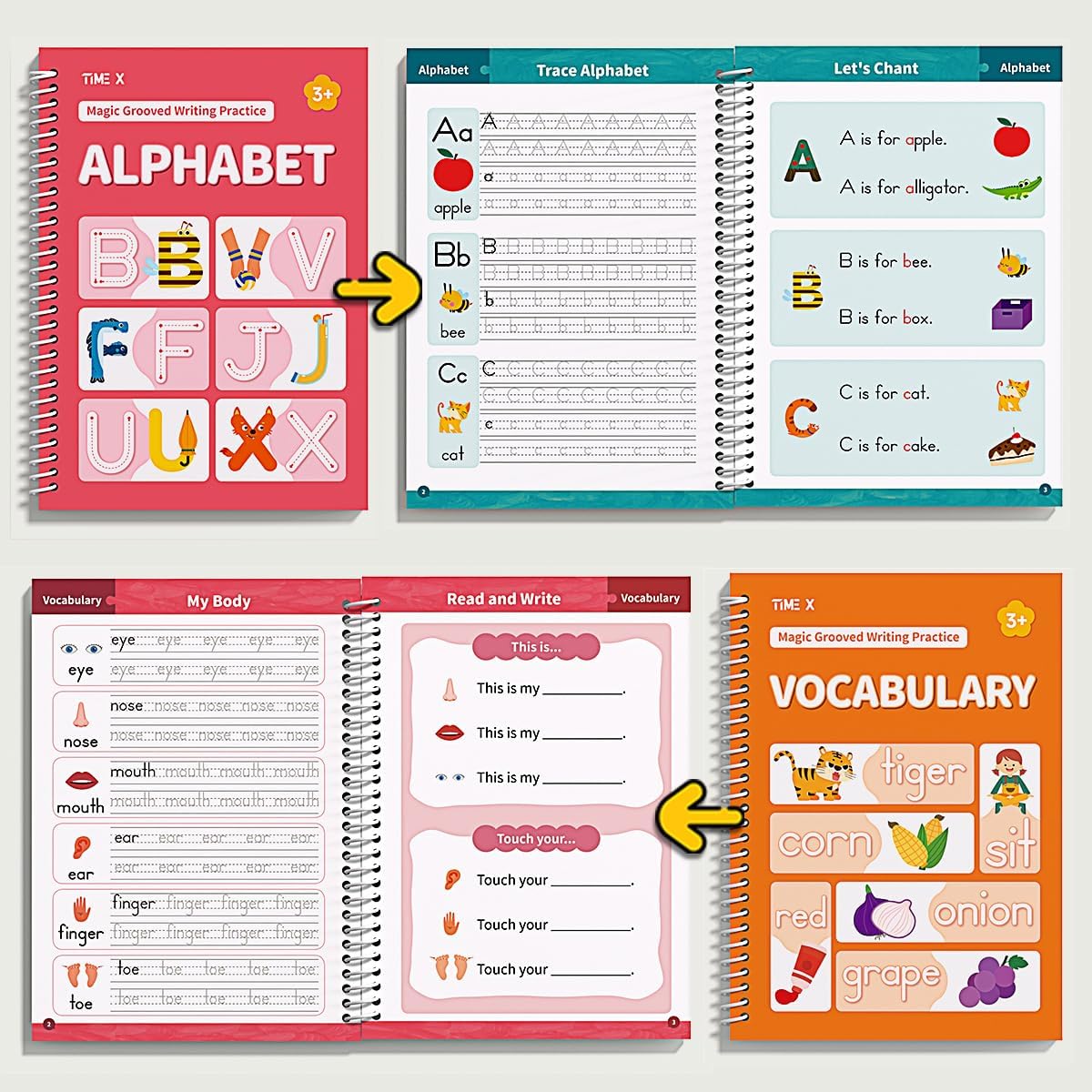 Children’s Magic Writing Practice Book