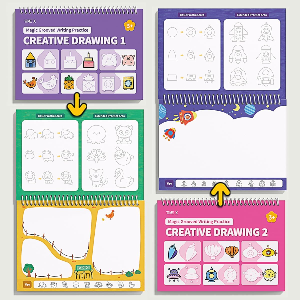 Children’s Magic Writing Practice Book