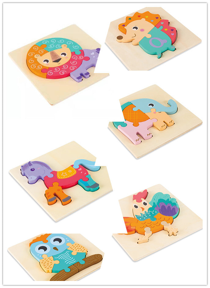 Cartoon 3D Animal Puzzle