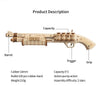 Revolver Gun Model Toys 3D