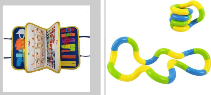 Busy Book for Baby Early Education and Preschool Sensory Learning Toy