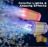 Bubble Gun Rocket 69 Holes Soap Bubbles Machine Gun