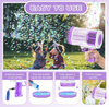 Bubble Gun Rocket 69 Holes Soap Bubbles Machine Gun