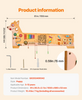 Puppy Activity Wall Busy Board Panels 12 Wall Activities Board, Montessori Sensory Wall Panel for Kids 3-12 Years