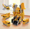 Magnetic Transform Engineering Car Assembled Toys with Storage Box, Outdoor Activities for Kids Ages 3-5