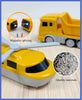 Magnetic Transform Engineering Car Assembled Toys with Storage Box, Outdoor Activities for Kids Ages 3-5