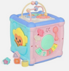 Montessori 6-in-1 Baby Activity Cube - Sensory Development & Fine Motor Educational Toy for Toddlers 18 Months+