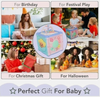 Montessori 6-in-1 Baby Activity Cube - Sensory Development & Fine Motor Educational Toy for Toddlers 18 Months+