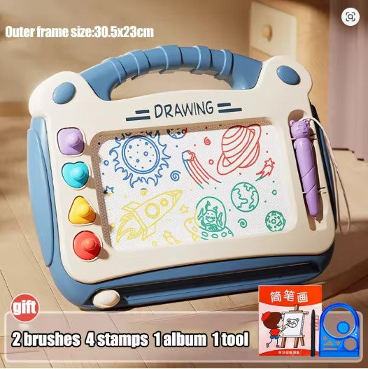 Children Cartoon Drawing Board Baby Puzzle Magnetic Writing Board Montessori Toy for Kids