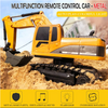 RC Excavator RC Model Car Toys Dump Truck Bulldozer Engineering Vehicle With Led Lights Music