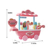 Mini DIY Ice Cream and Candy Cart - Fun Simulation Toy for Kids