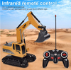 RC Excavator RC Model Car Toys Dump Truck Bulldozer Engineering Vehicle With Led Lights Music