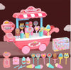 Mini DIY Ice Cream and Candy Cart - Fun Simulation Toy for Kids