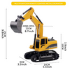 RC Excavator RC Model Car Toys Dump Truck Bulldozer Engineering Vehicle With Led Lights Music