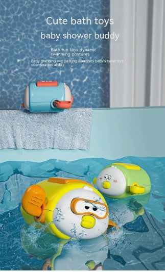 Children's Bath Toys Cartoon Clockwork Bath Water Toys