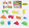 46pcs Soft Building Blocks, Large Educational STEM Toys for Preschool Kids