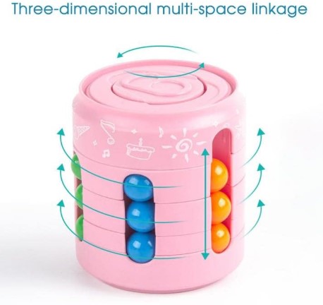 Magic Cube and Fidget Spinner Decompression Intelligence Toys