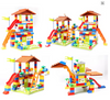 Classic Big Size Building Blocks House Assembly Construction Block Plastic Castle DIY Bricks Toys For Children