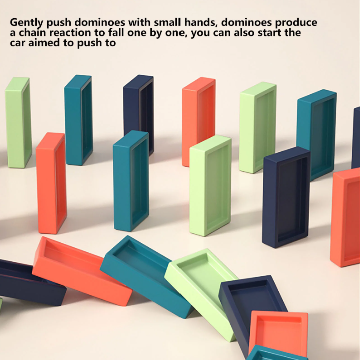 Electric Puzzle Dominoes Train Toys