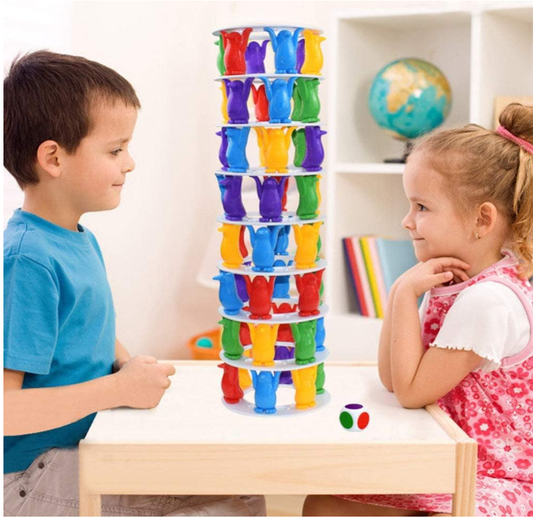 Penguin Building Block Toy Penguin Stacking Tower