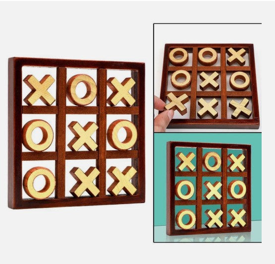 Tic Tac Toe Fun Intelligent Board Game XO Chess Parent-Child for Family