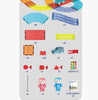 63PCS Magnetic Tiles Race Car Track Set