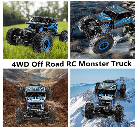 Rock Crawler 2.4Ghz Remote Control Car 4WD Off Road RC Monster Truck